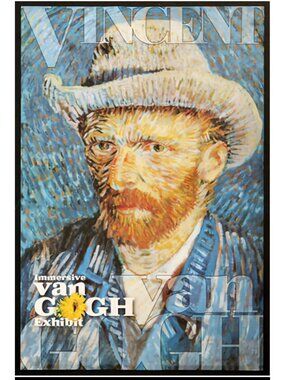 Immersive Van Gogh Exhibit Poster Rolled 24x36 Inches Art Print Vincent Van Gogh